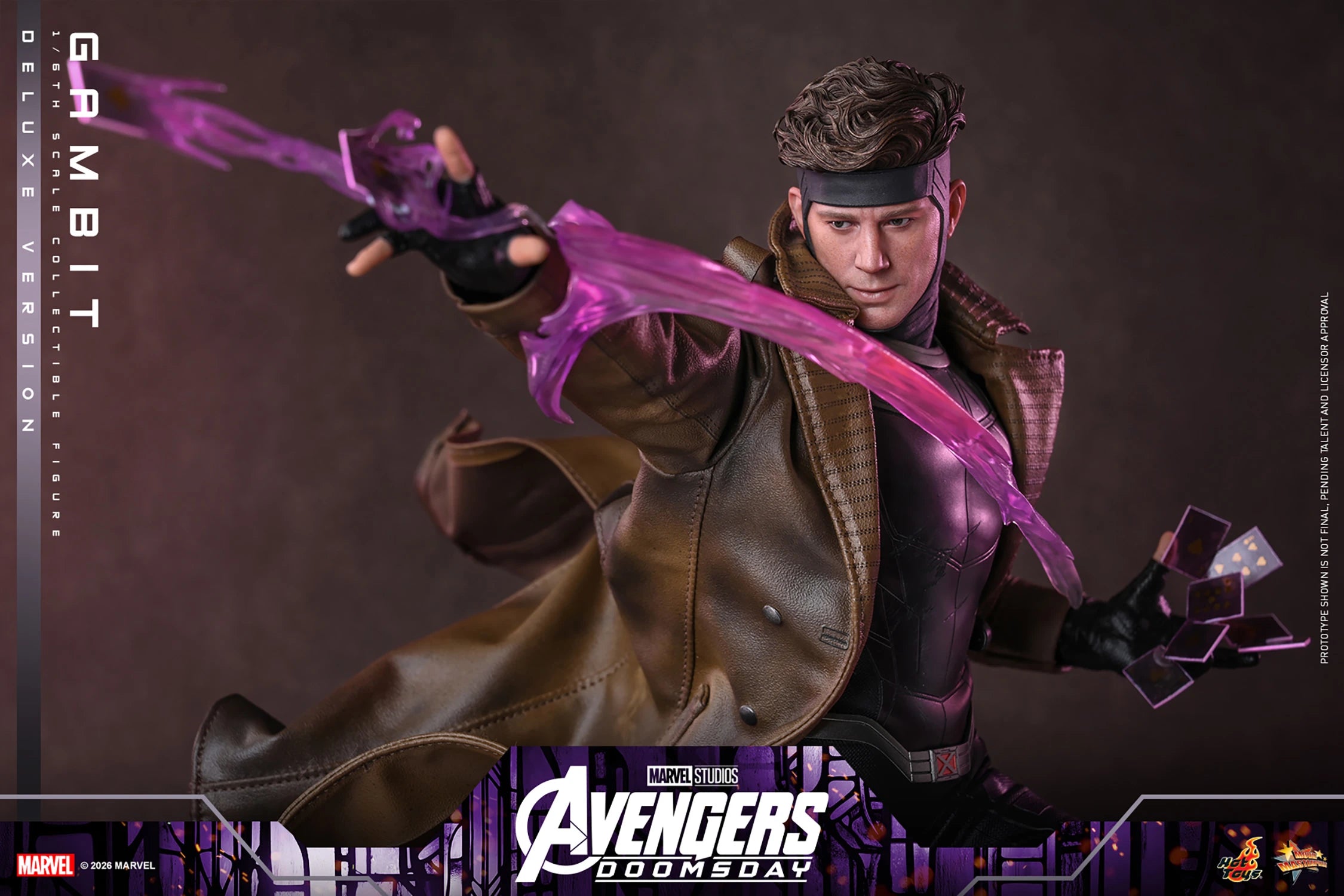 Hot Toys MMS910 / MMS 911 Avengers: Doomsday  1/6th scale Gambit Collectible Figure (Standard / Deluxe Version) 1/6 Action Figure
