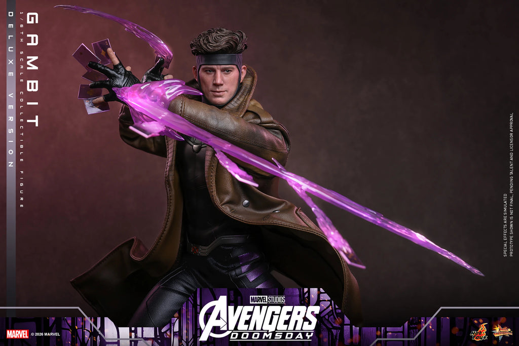Hot Toys MMS910 / MMS 911 Avengers: Doomsday  1/6th scale Gambit Collectible Figure (Standard / Deluxe Version) 1/6 Action Figure