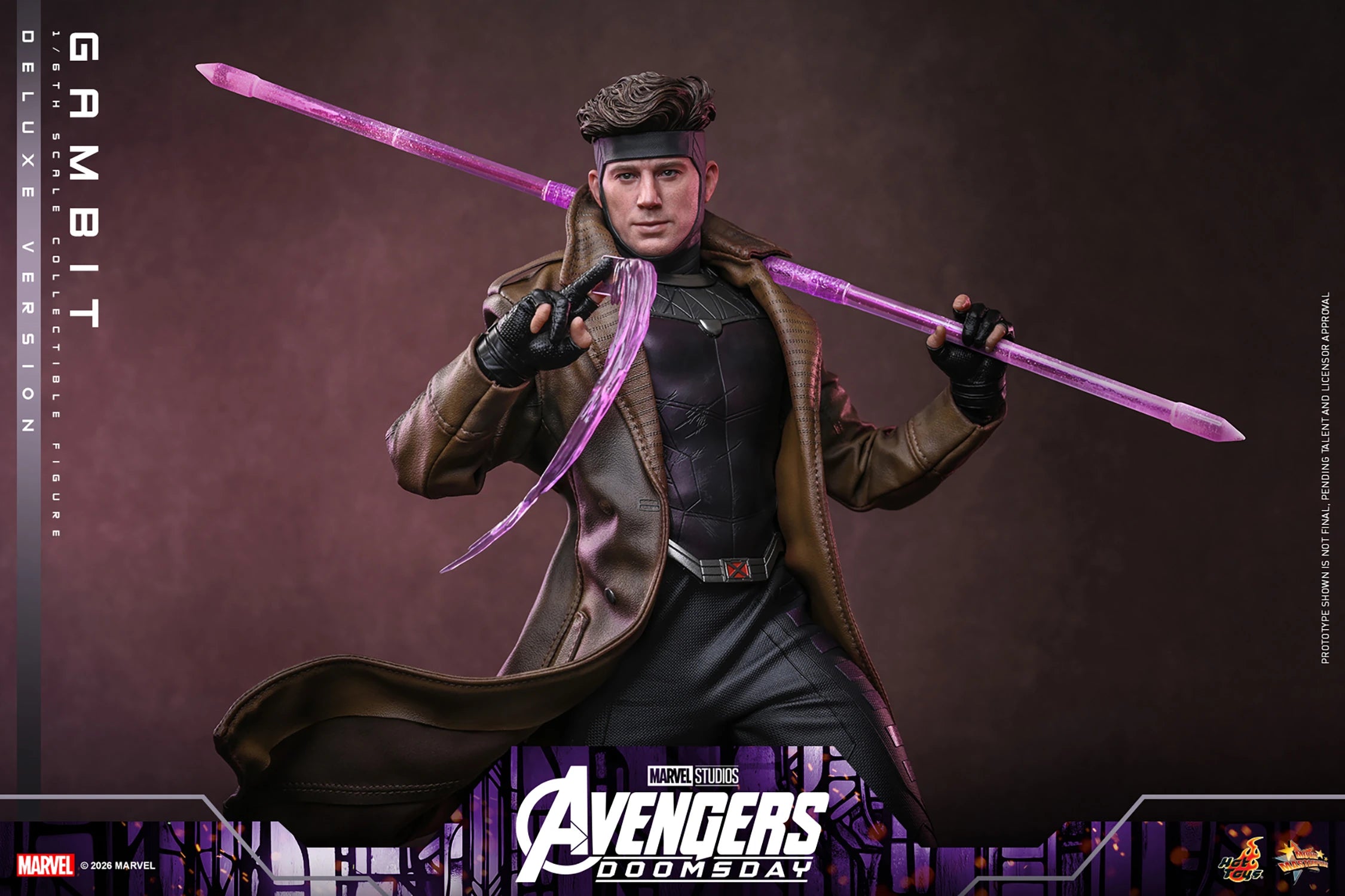 Hot Toys MMS910 / MMS 911 Avengers: Doomsday  1/6th scale Gambit Collectible Figure (Standard / Deluxe Version) 1/6 Action Figure
