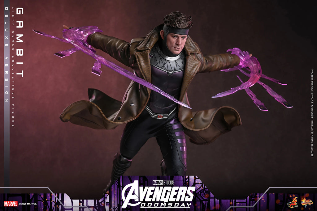 Hot Toys MMS910 / MMS 911 Avengers: Doomsday  1/6th scale Gambit Collectible Figure (Standard / Deluxe Version) 1/6 Action Figure