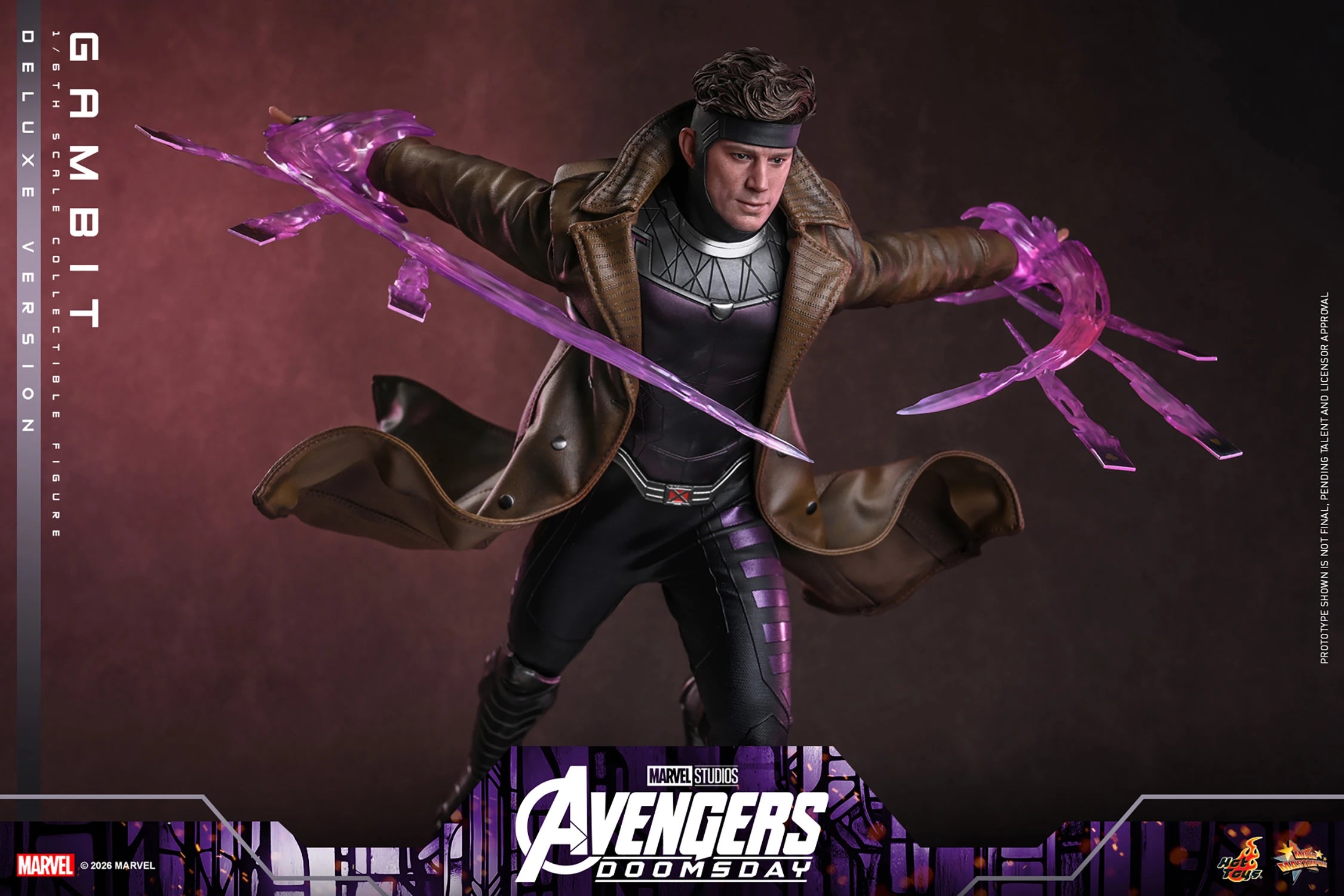 Hot Toys MMS910 / MMS 911 Avengers: Doomsday  1/6th scale Gambit Collectible Figure (Standard / Deluxe Version) 1/6 Action Figure