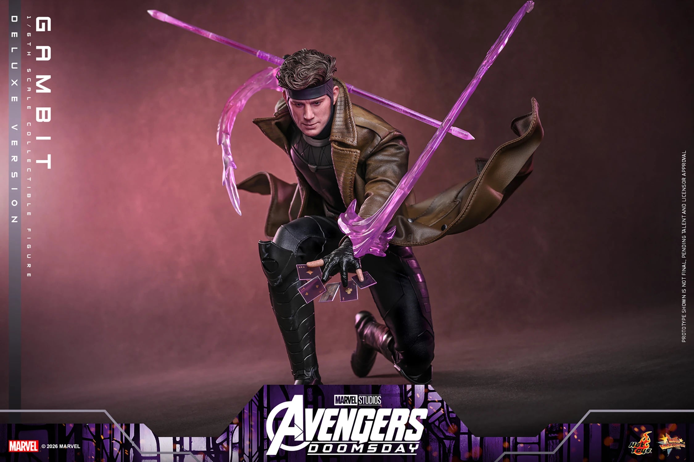 Hot Toys MMS910 / MMS 911 Avengers: Doomsday  1/6th scale Gambit Collectible Figure (Standard / Deluxe Version) 1/6 Action Figure