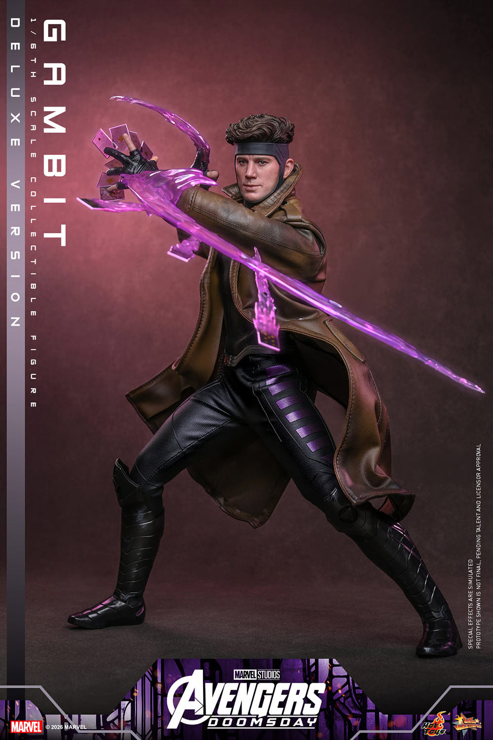 Hot Toys MMS910 / MMS 911 Avengers: Doomsday  1/6th scale Gambit Collectible Figure (Standard / Deluxe Version) 1/6 Action Figure