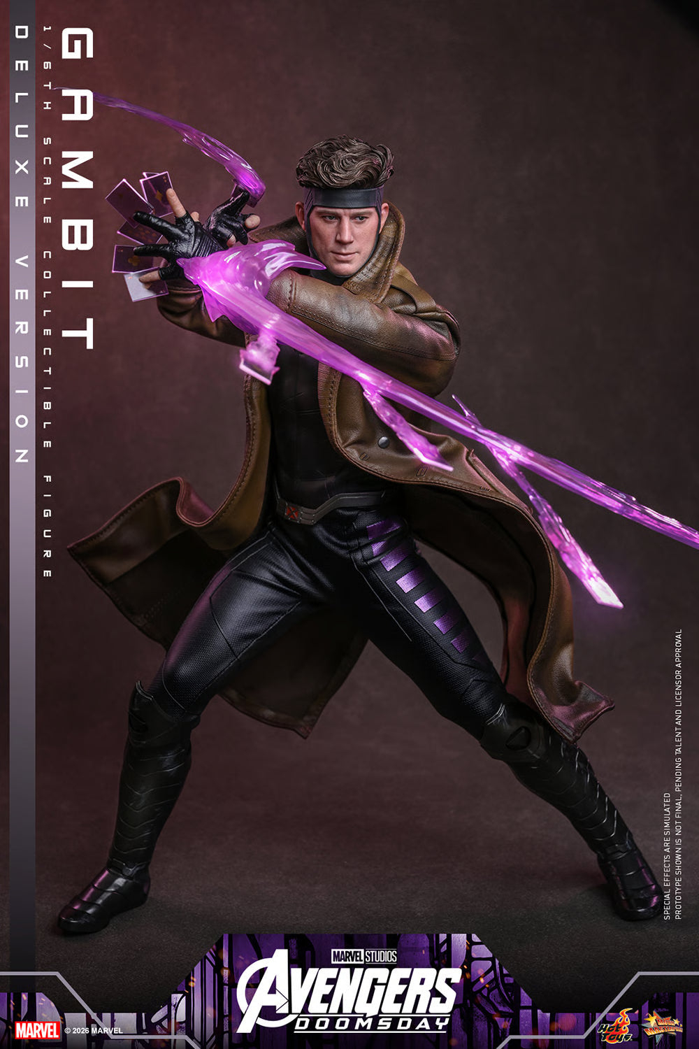 Hot Toys MMS910 / MMS 911 Avengers: Doomsday  1/6th scale Gambit Collectible Figure (Standard / Deluxe Version) 1/6 Action Figure