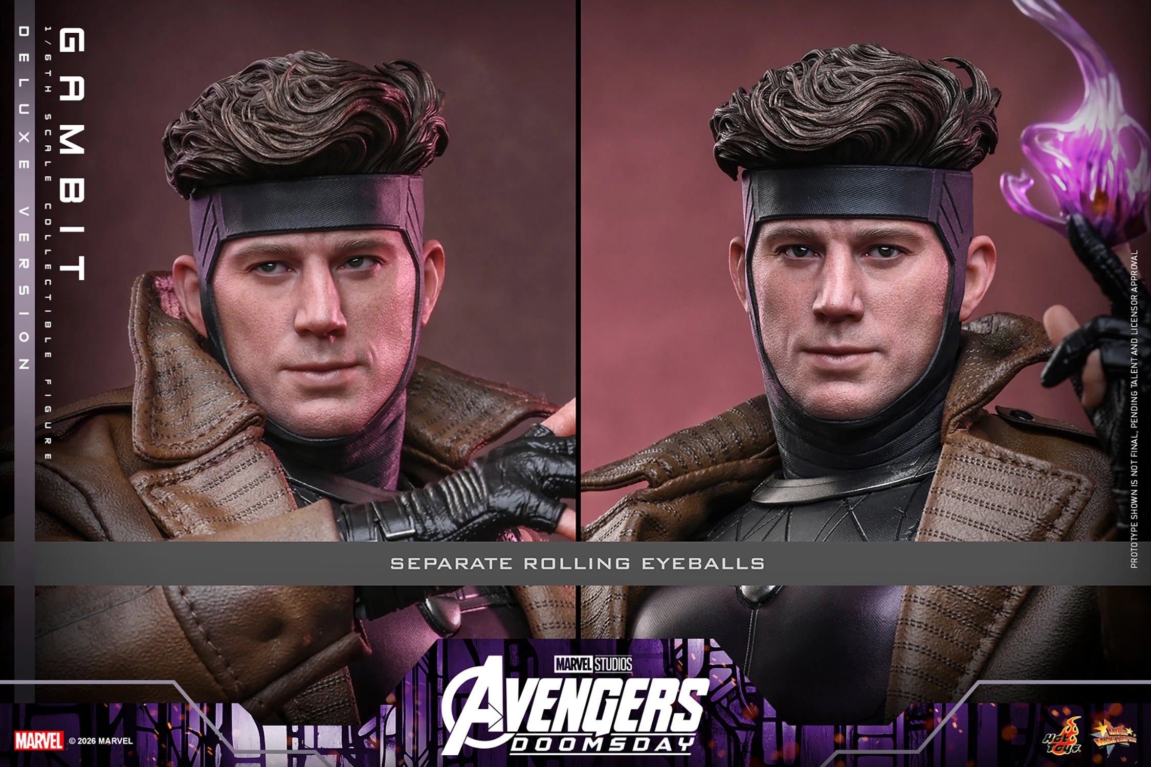 Hot Toys MMS910 / MMS 911 Avengers: Doomsday  1/6th scale Gambit Collectible Figure (Standard / Deluxe Version) 1/6 Action Figure