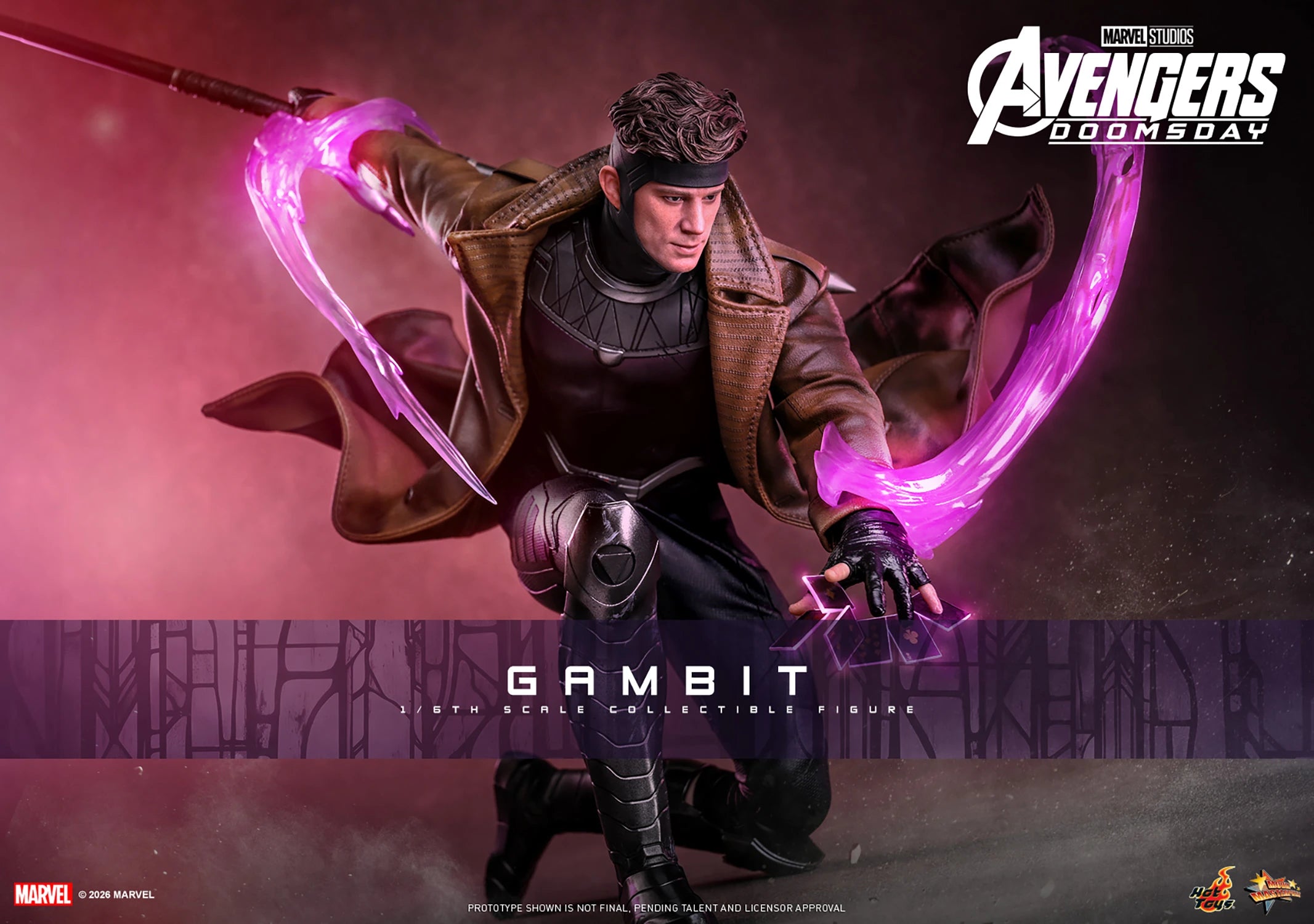 Hot Toys MMS910 / MMS 911 Avengers: Doomsday  1/6th scale Gambit Collectible Figure (Standard / Deluxe Version) 1/6 Action Figure