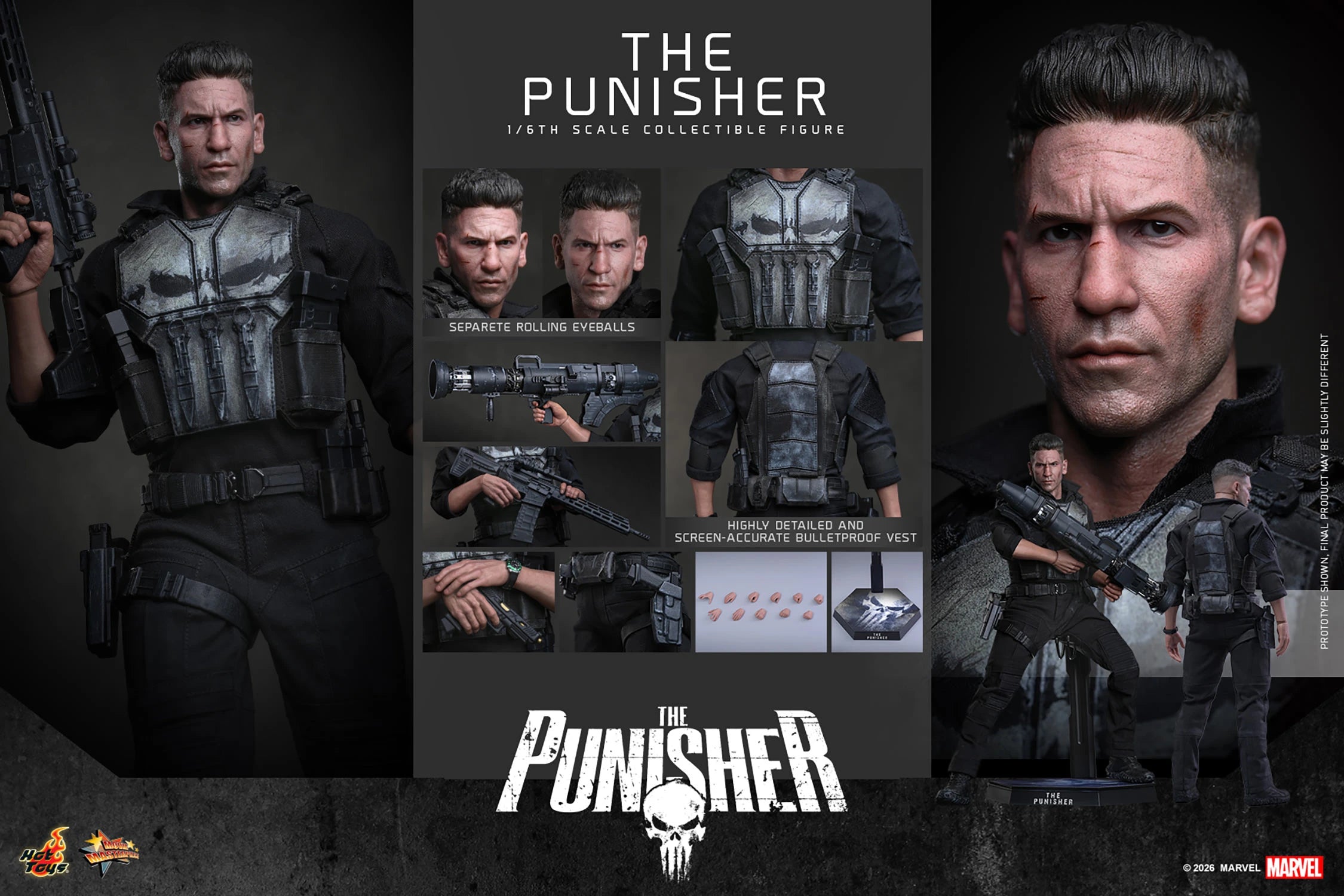 Hot Toys MMS904 The Punlisher 1/6th Scale Collectible Figure