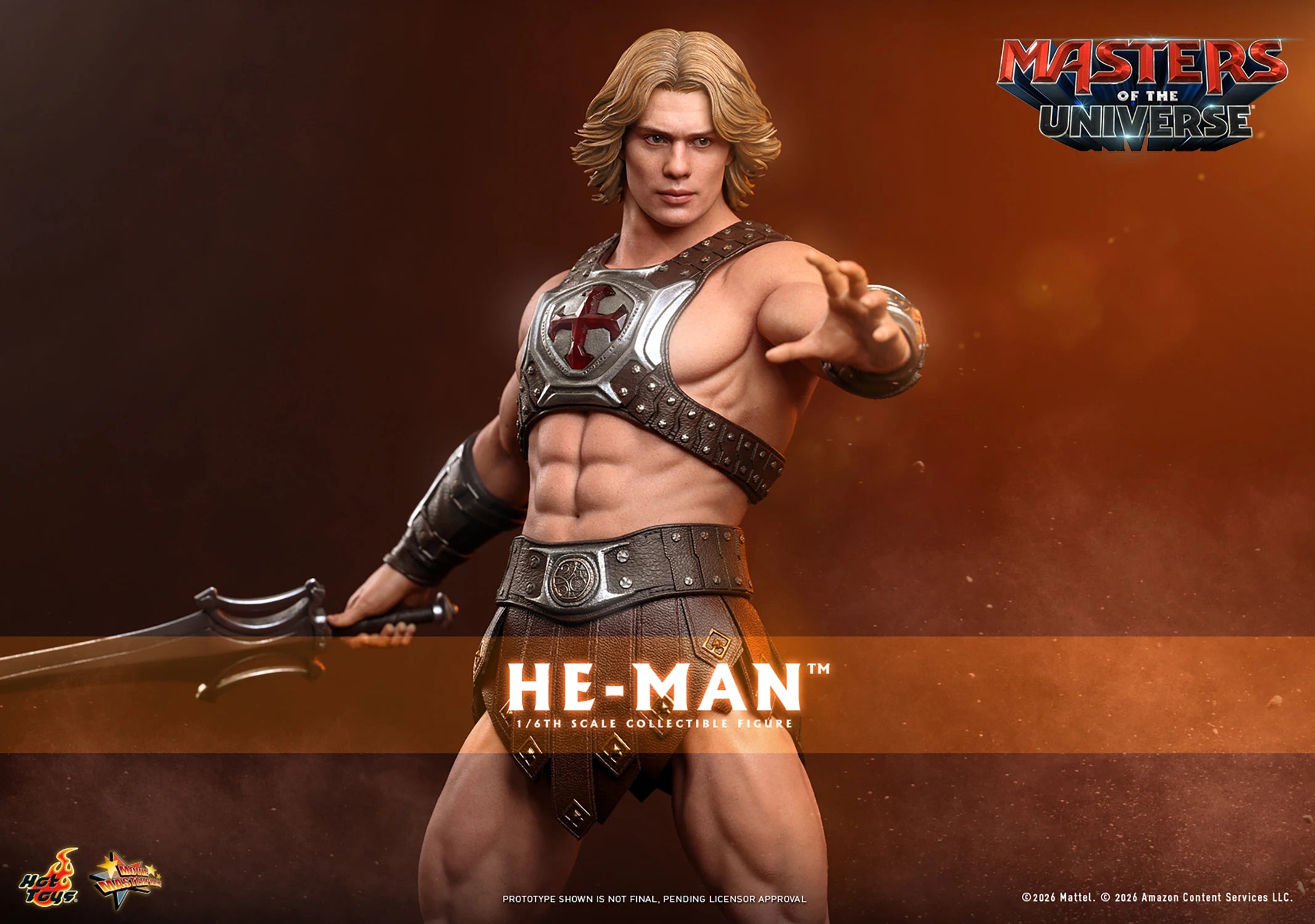 Hot Toys Masters of the Universe He-Man MMS888 1/6 Scale Action Figure Hot Toys