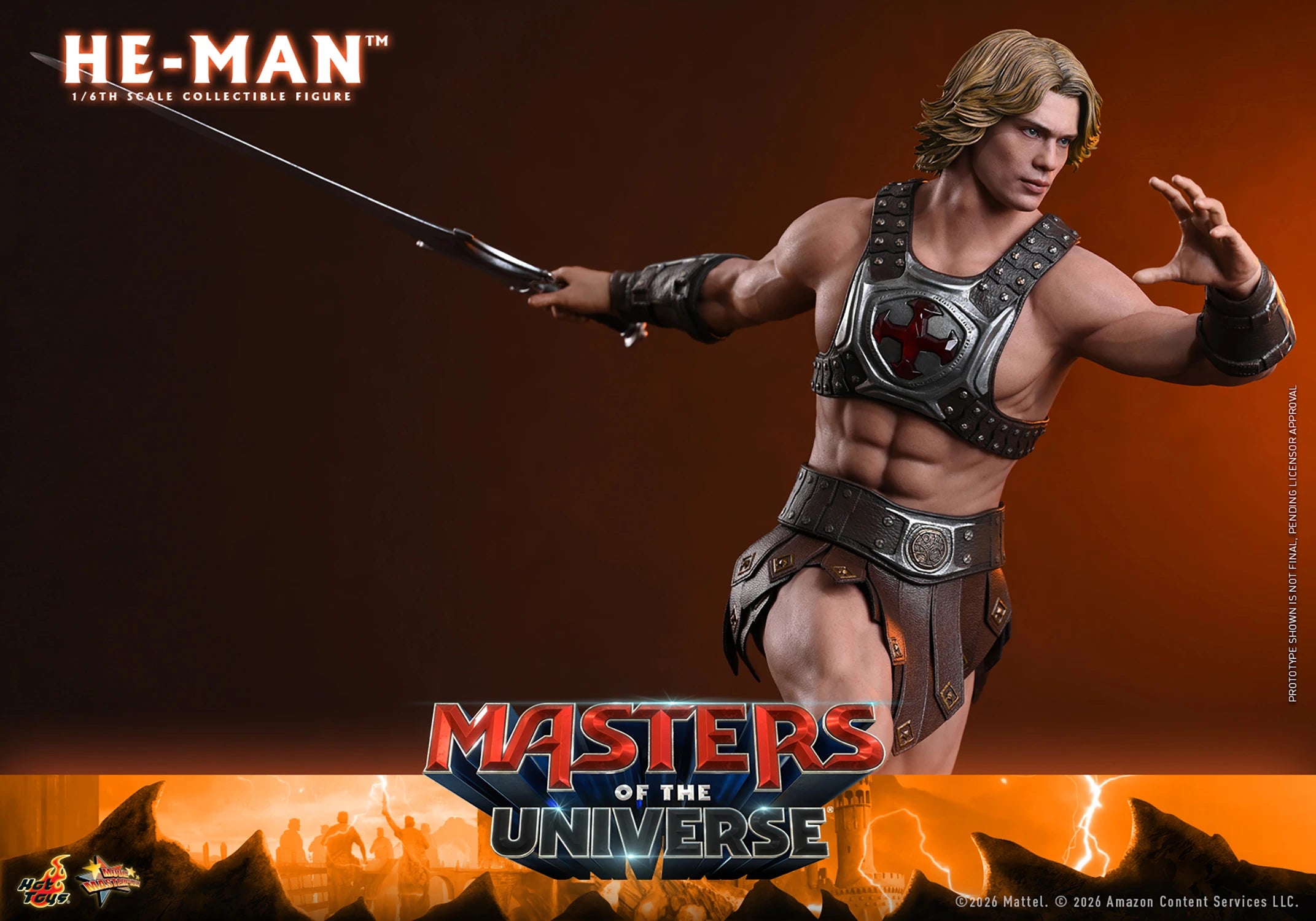Hot Toys Masters of the Universe He-Man MMS888 1/6 Scale Action Figure Hot Toys