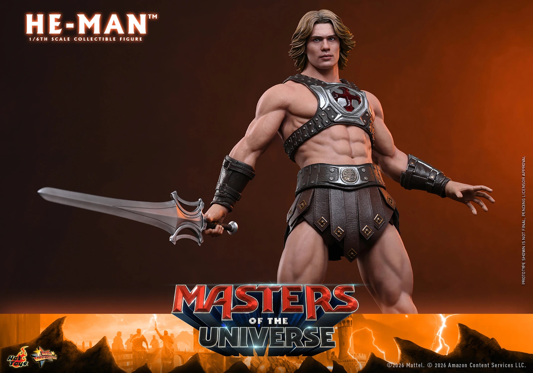 Hot Toys Masters of the Universe He-Man MMS888 1/6 Scale Action Figure Hot Toys