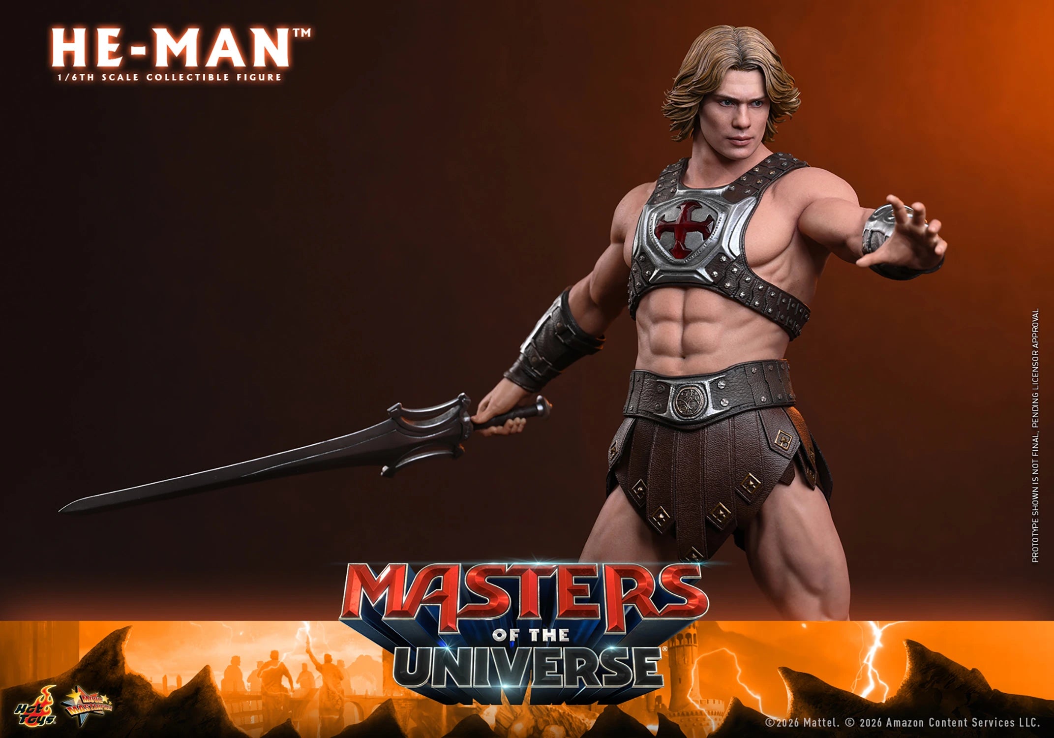 Hot Toys Masters of the Universe He-Man MMS888 1/6 Scale Action Figure Hot Toys