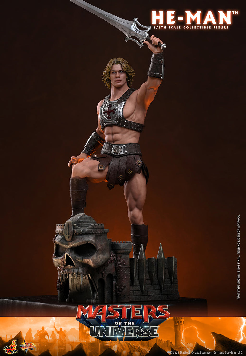 Hot Toys Masters of the Universe He-Man MMS888 1/6 Scale Action Figure Hot Toys