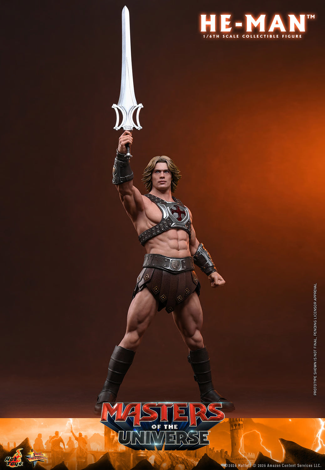 Hot Toys Masters of the Universe He-Man MMS888 1/6 Scale Action Figure Hot Toys