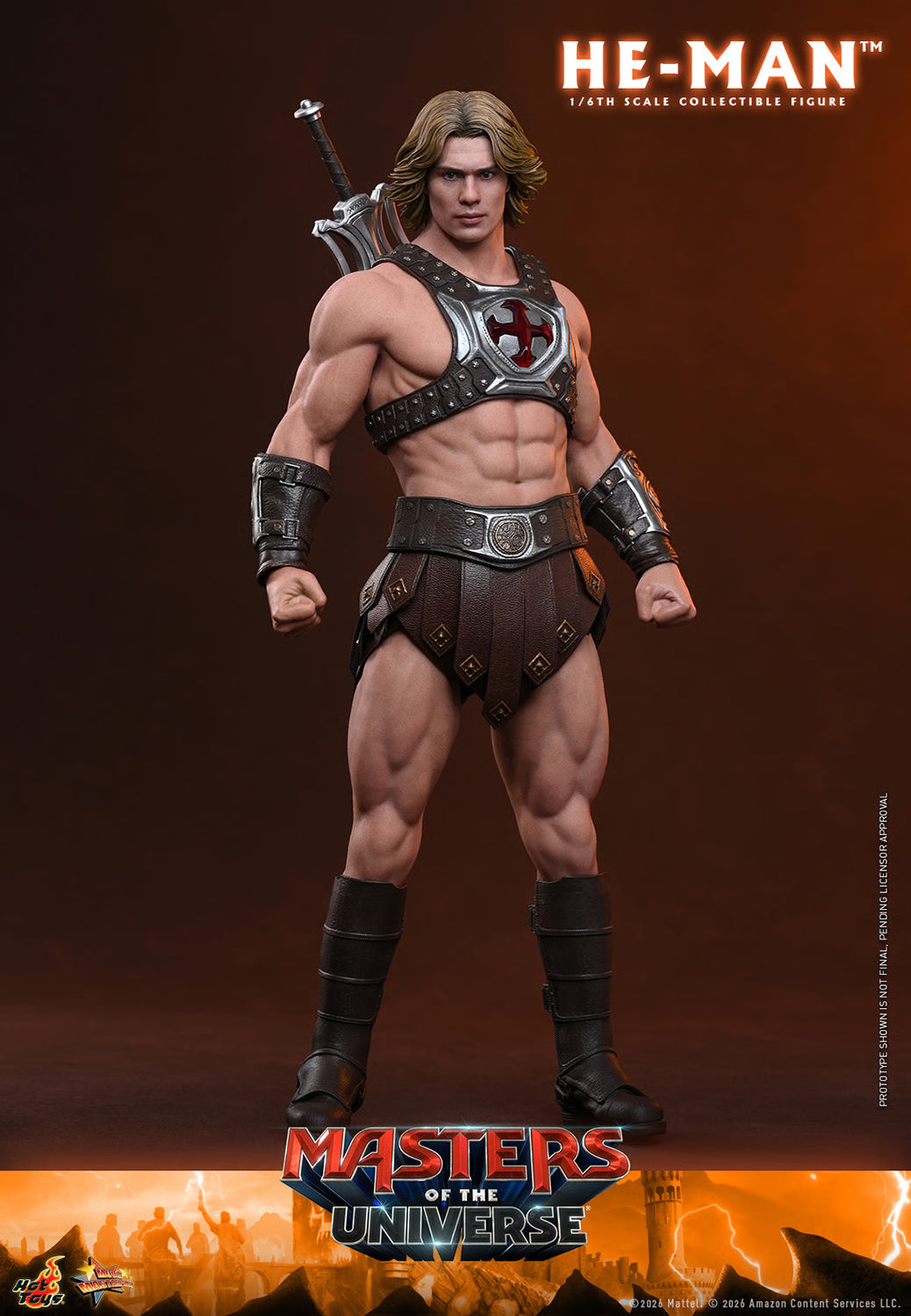 Hot Toys Masters of the Universe He-Man MMS888 1/6 Scale Action Figure Hot Toys
