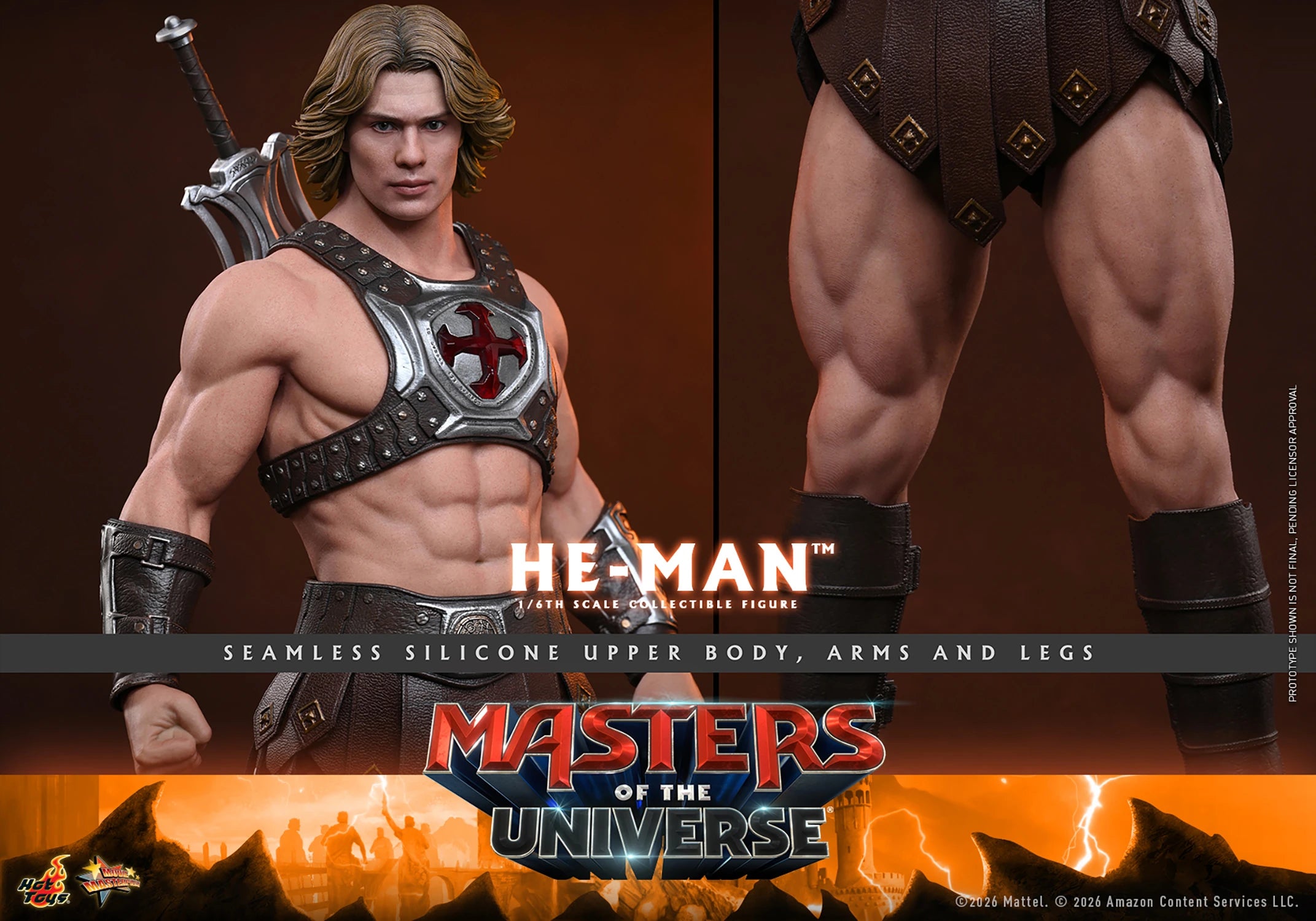 Hot Toys Masters of the Universe He-Man MMS888 1/6 Scale Action Figure Hot Toys