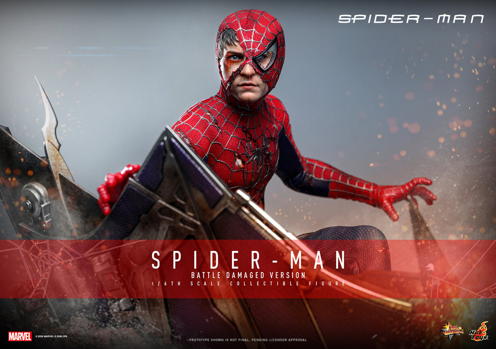 Hot Toys Spider-Man (Battle Damaged Version) MMS859 Hot Toys