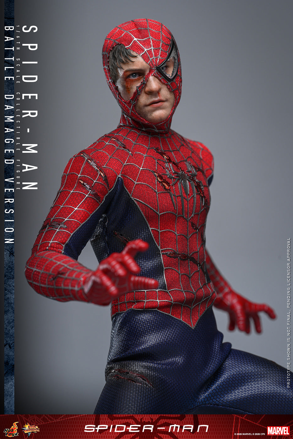 Hot Toys Spider-Man (Battle Damaged Version) MMS859 Hot Toys