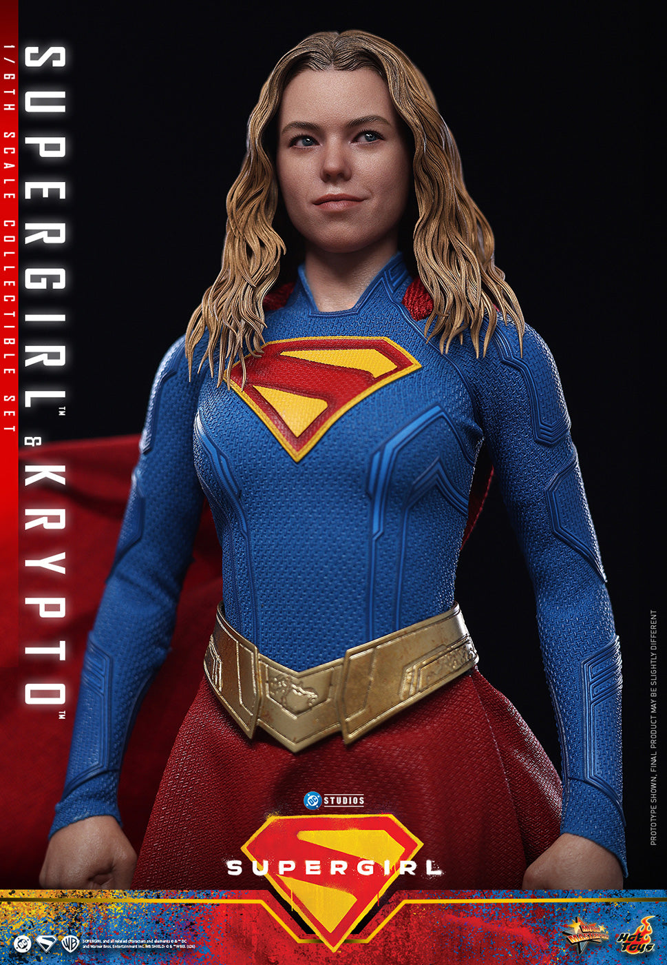 Hot Toys Supergirl & Krypto MMS869 Set 1/6 Scale Action Figure Hot Toys
