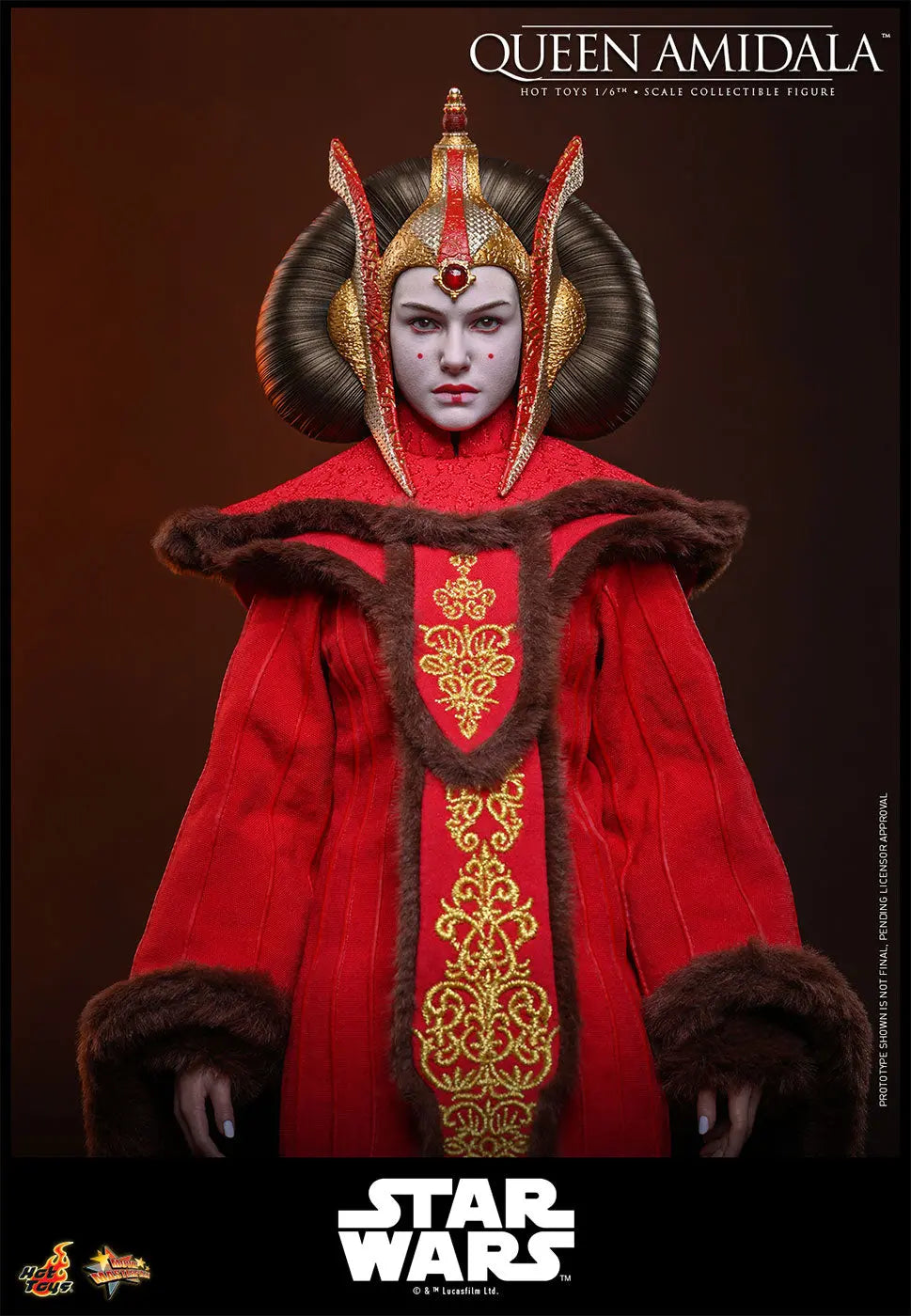 Hot Toys Star Wars: The Phantom Menace Queen Amidala MMS883 Action Figure Hot Toys