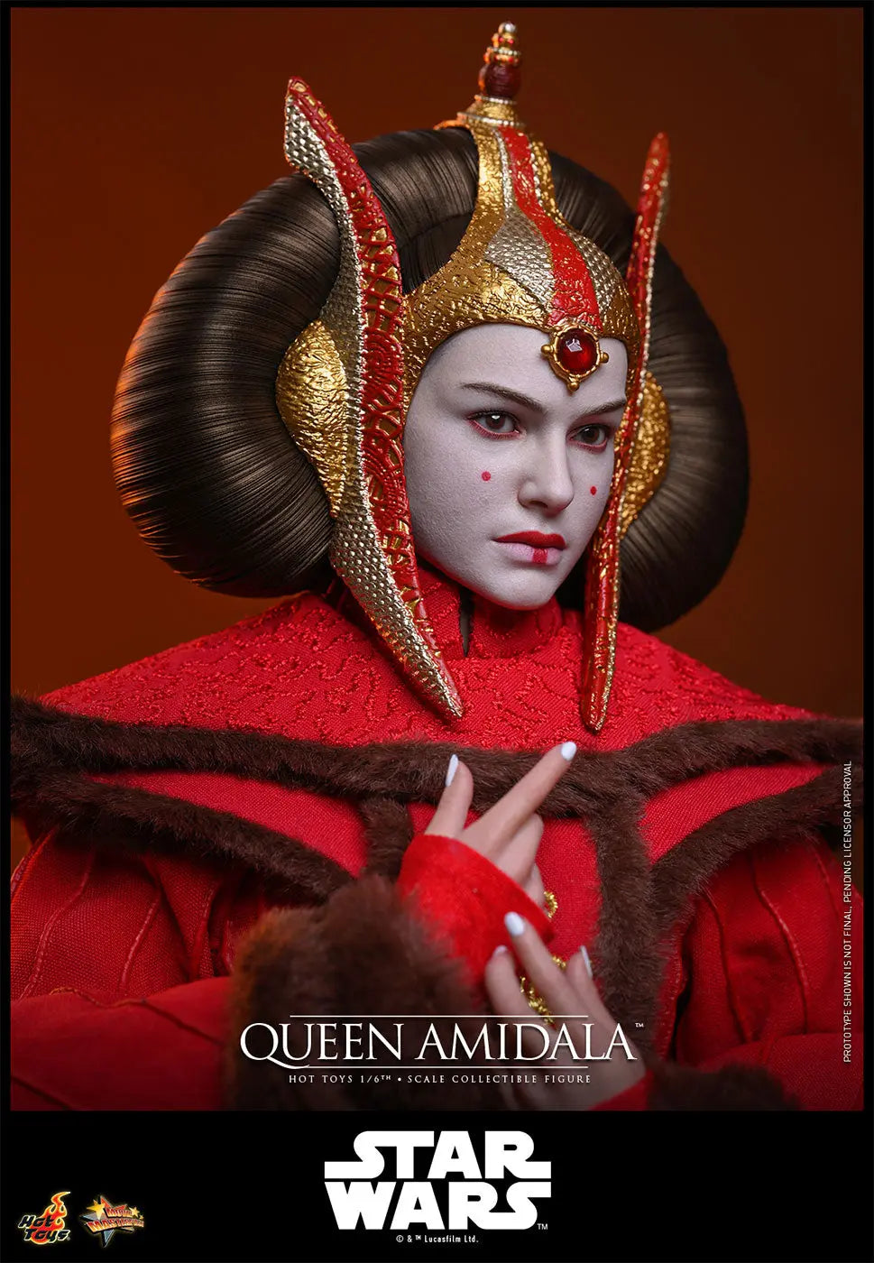 Hot Toys Star Wars: The Phantom Menace Queen Amidala MMS883 Action Figure Hot Toys