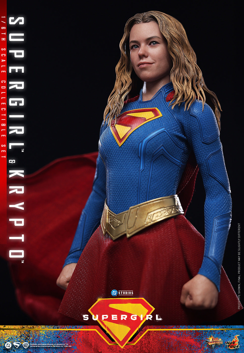Hot Toys Supergirl & Krypto MMS869 Set 1/6 Scale Action Figure Hot Toys