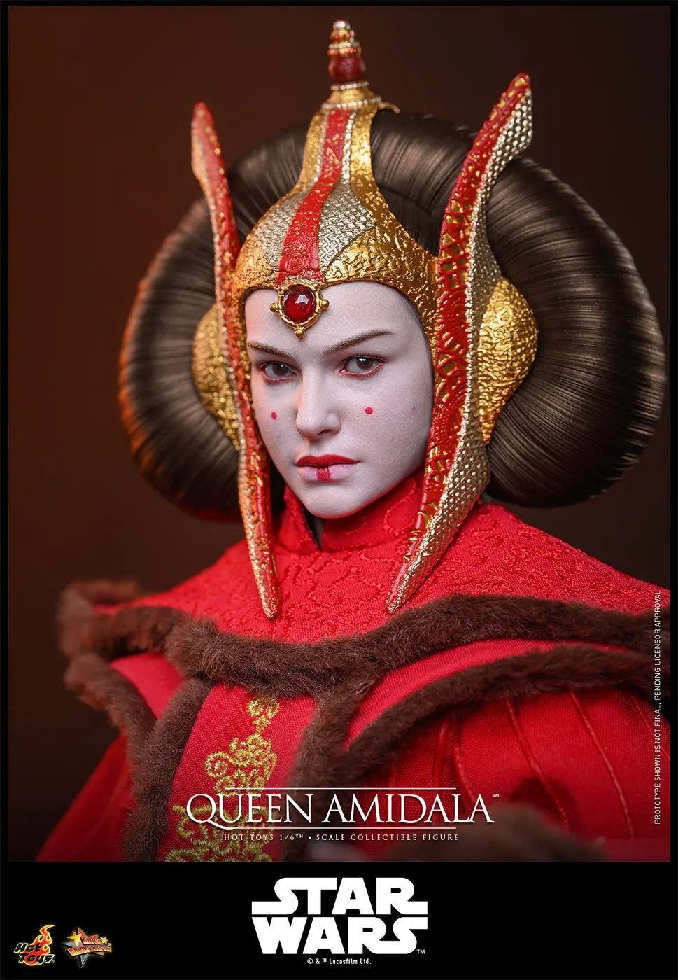 Hot Toys Star Wars: The Phantom Menace Queen Amidala MMS883 Action Figure Hot Toys
