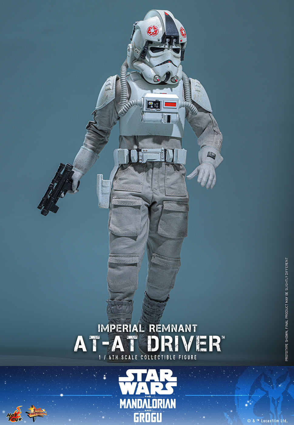 Hot Toys MMS845 Imperial Remnant AT-AT Driver Star Wars: The Mandalorian & Grogu 1/6th Scale Action Figure Hot Toys