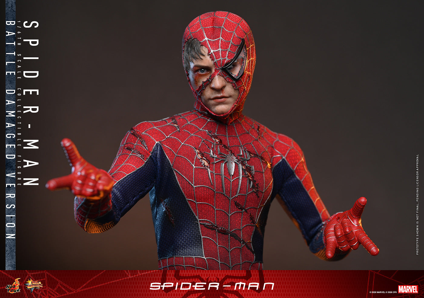 Hot Toys Spider-Man (Battle Damaged Version) MMS859 Hot Toys