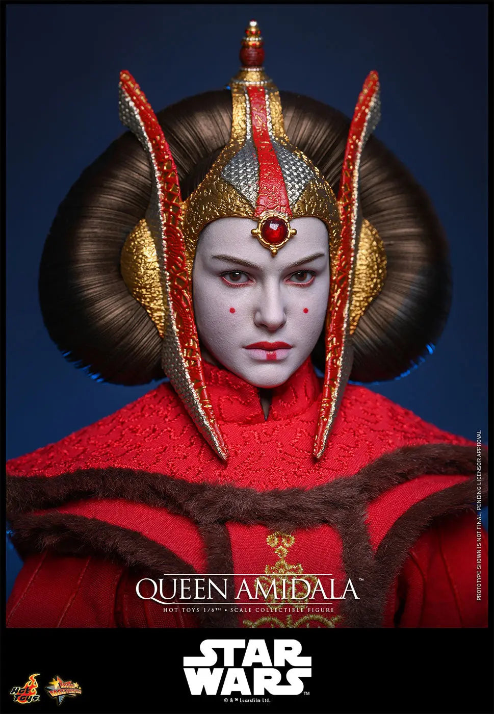 Hot Toys Star Wars: The Phantom Menace Queen Amidala MMS883 Action Figure Hot Toys