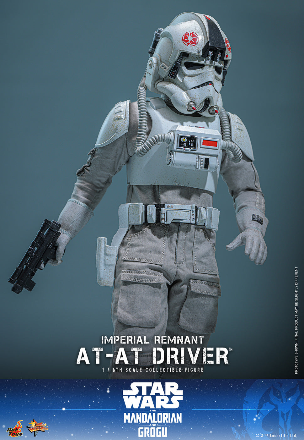 Hot Toys MMS845 Imperial Remnant AT-AT Driver Star Wars: The Mandalorian & Grogu 1/6th Scale Action Figure Hot Toys
