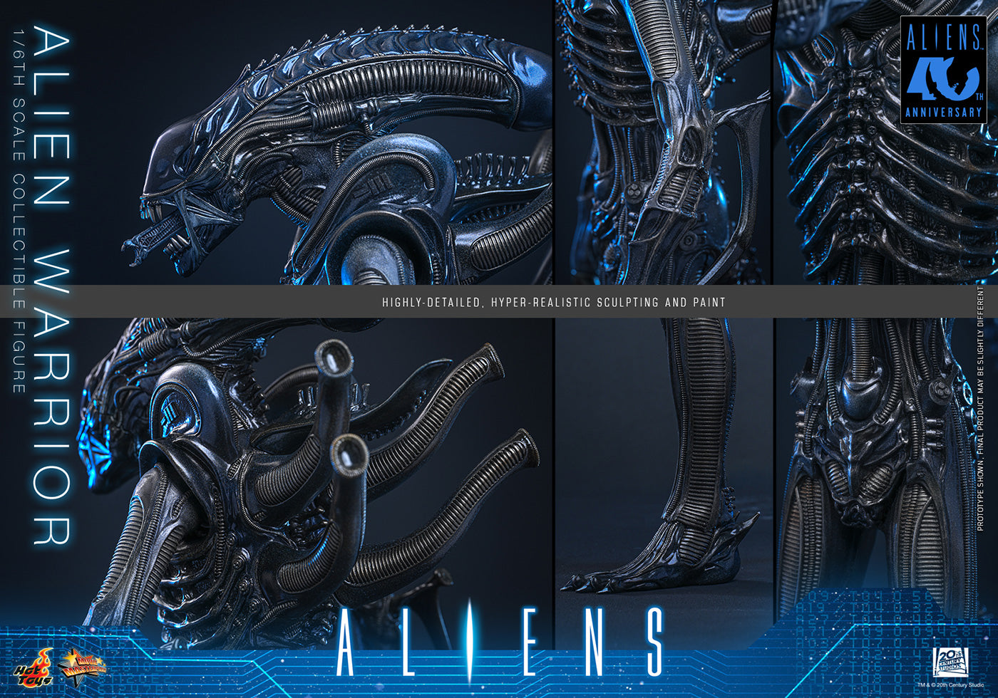 Hot Toys Alien Warrior MMS898 / MMS899 1/6 Scale Action Figure Hot Toys