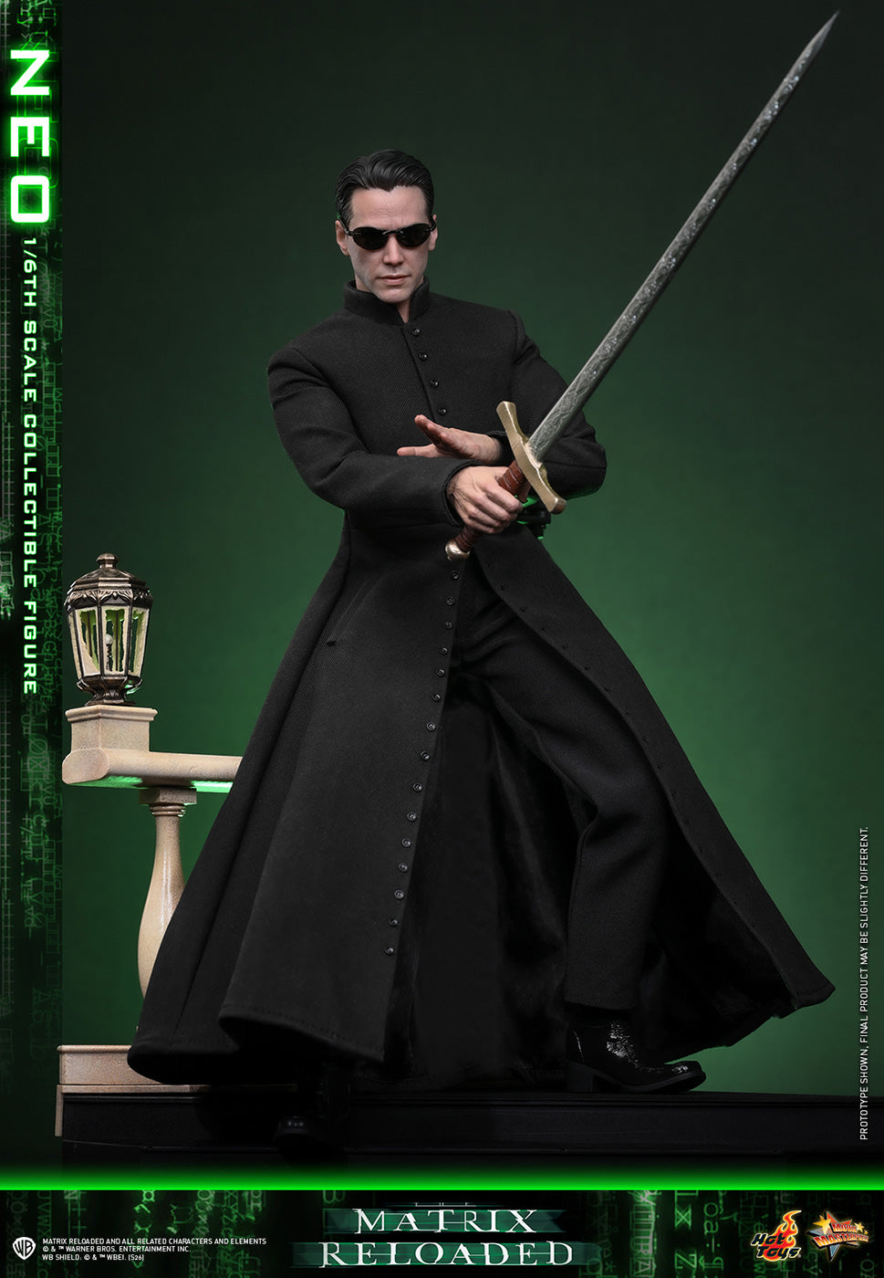 Hot Toys MMS868 Neo The Matrix Reloaded 1/6 Scale Action Figure Hot Toys