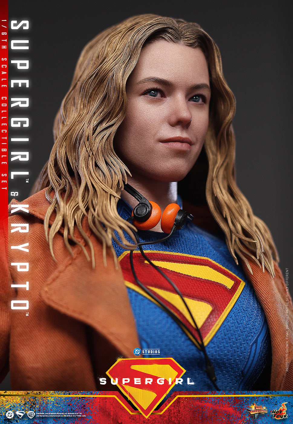 Hot Toys Supergirl & Krypto MMS869 Set 1/6 Scale Action Figure Hot Toys
