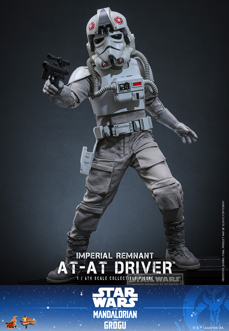 Hot Toys MMS845 Imperial Remnant AT-AT Driver Star Wars: The Mandalorian & Grogu 1/6th Scale Action Figure Hot Toys