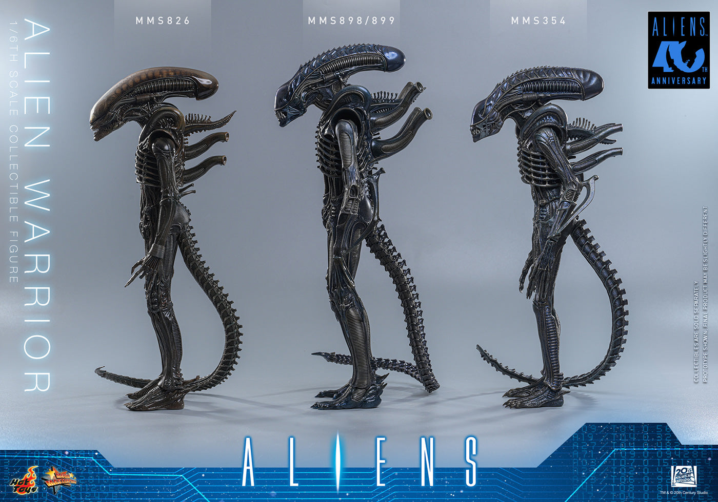 Hot Toys Alien Warrior MMS898 / MMS899 1/6 Scale Action Figure Hot Toys