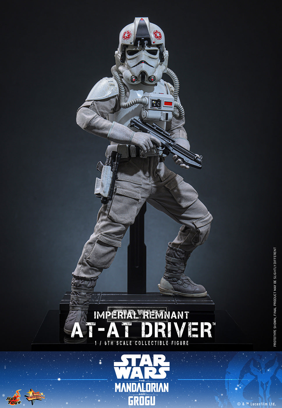Hot Toys MMS845 Imperial Remnant AT-AT Driver Star Wars: The Mandalorian & Grogu 1/6th Scale Action Figure Hot Toys