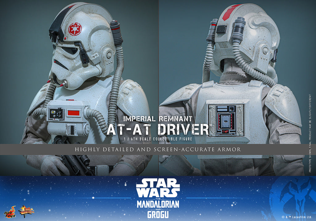 Hot Toys MMS845 Imperial Remnant AT-AT Driver Star Wars: The Mandalorian & Grogu 1/6th Scale Action Figure Hot Toys