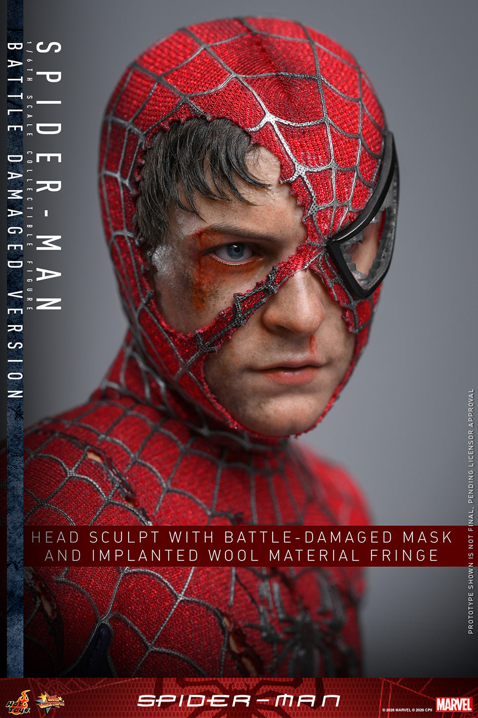 Hot Toys Spider-Man (Battle Damaged Version) MMS859 Hot Toys