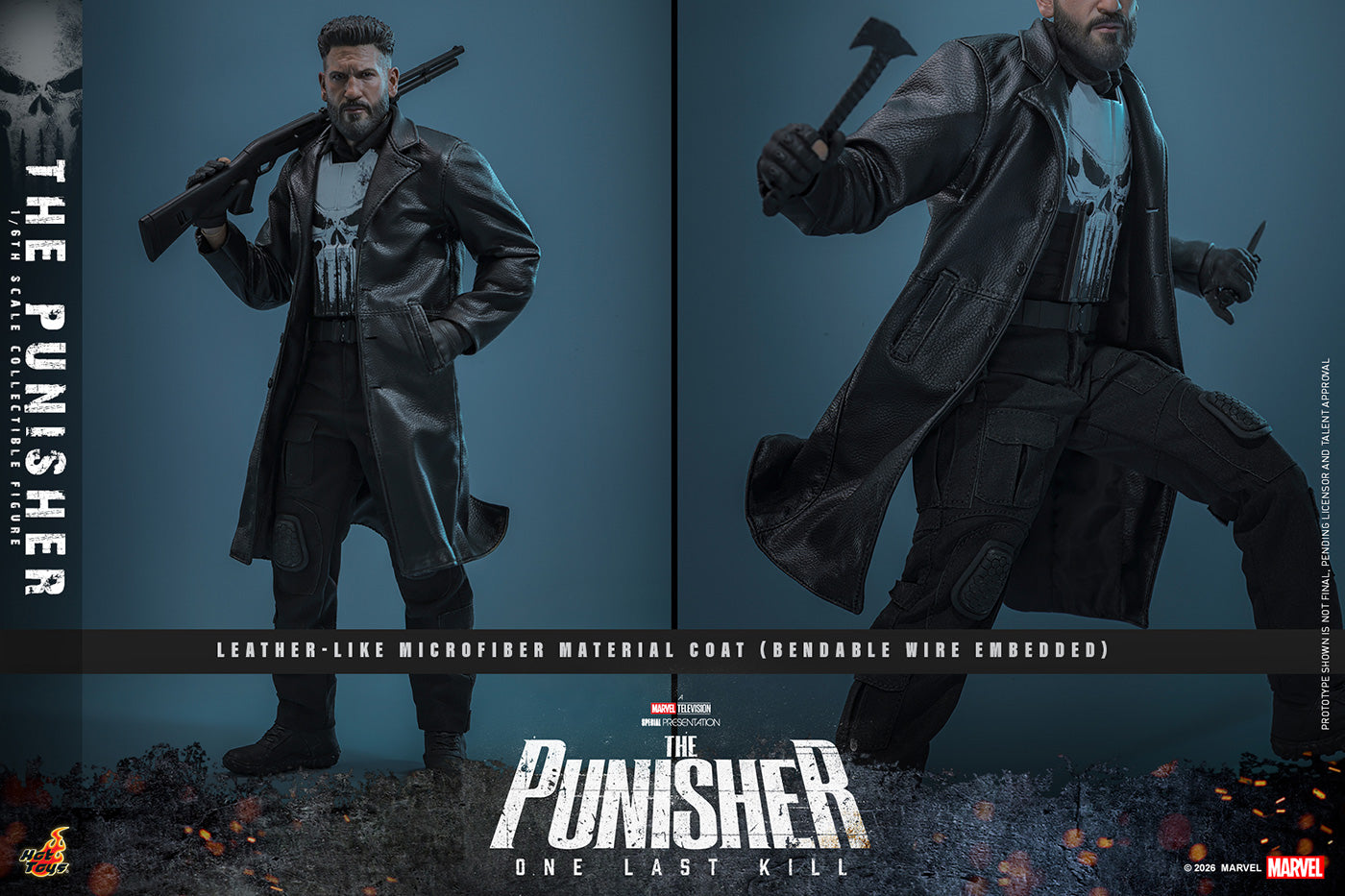 Hot Toys TMS190 The Punisher: One Last Kill 1/6th Scale Action Figure Hot Toys