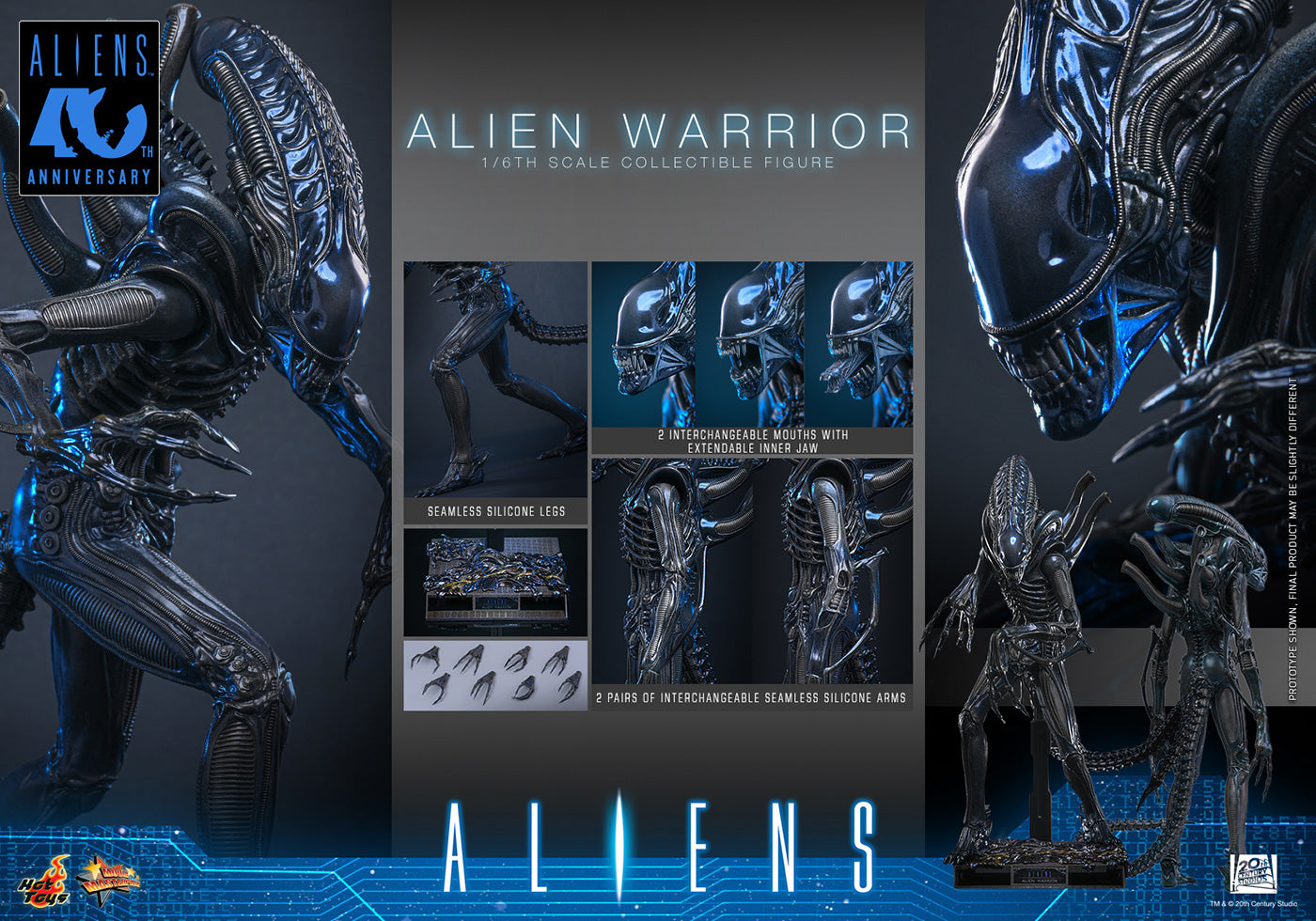 Hot Toys Alien Warrior MMS898 / MMS899 1/6 Scale Action Figure Hot Toys