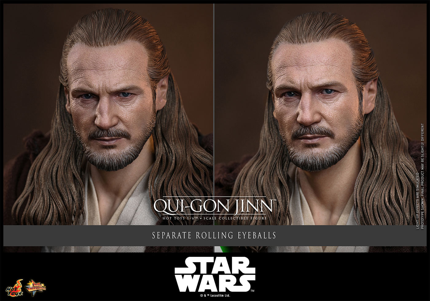 Hot Toys Star Wars: The Phantom Menace MMS880 Qui-Gon Jinn 1/6th Scale Action Figure Hot Toys