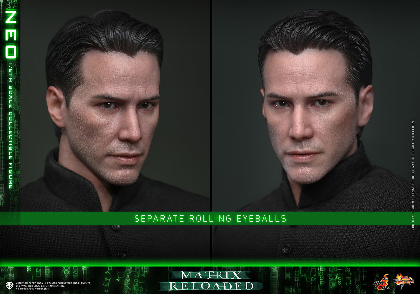 Hot Toys MMS868 Neo The Matrix Reloaded 1/6 Scale Action Figure Hot Toys