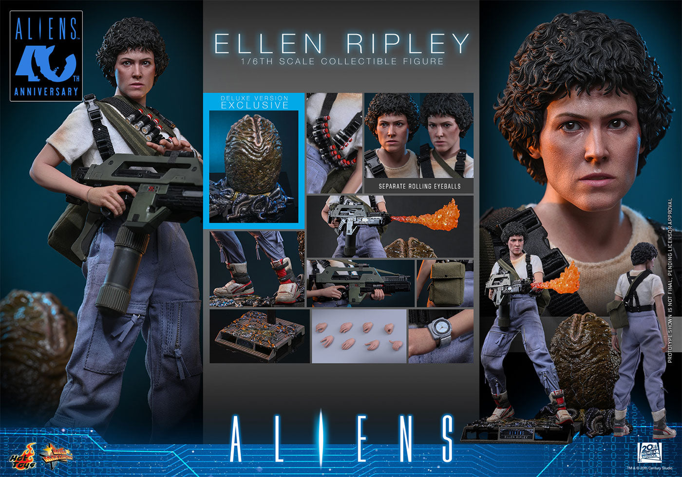 Hot Toys Aliens Ellen Ripley MMS894 [Regular Ver.] 1/6 Scale Action Figure Hot Toys