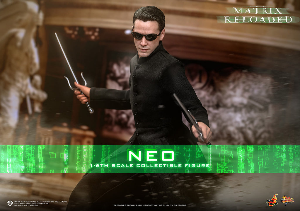 Hot Toys MMS868 Neo The Matrix Reloaded 1/6 Scale Action Figure Hot Toys