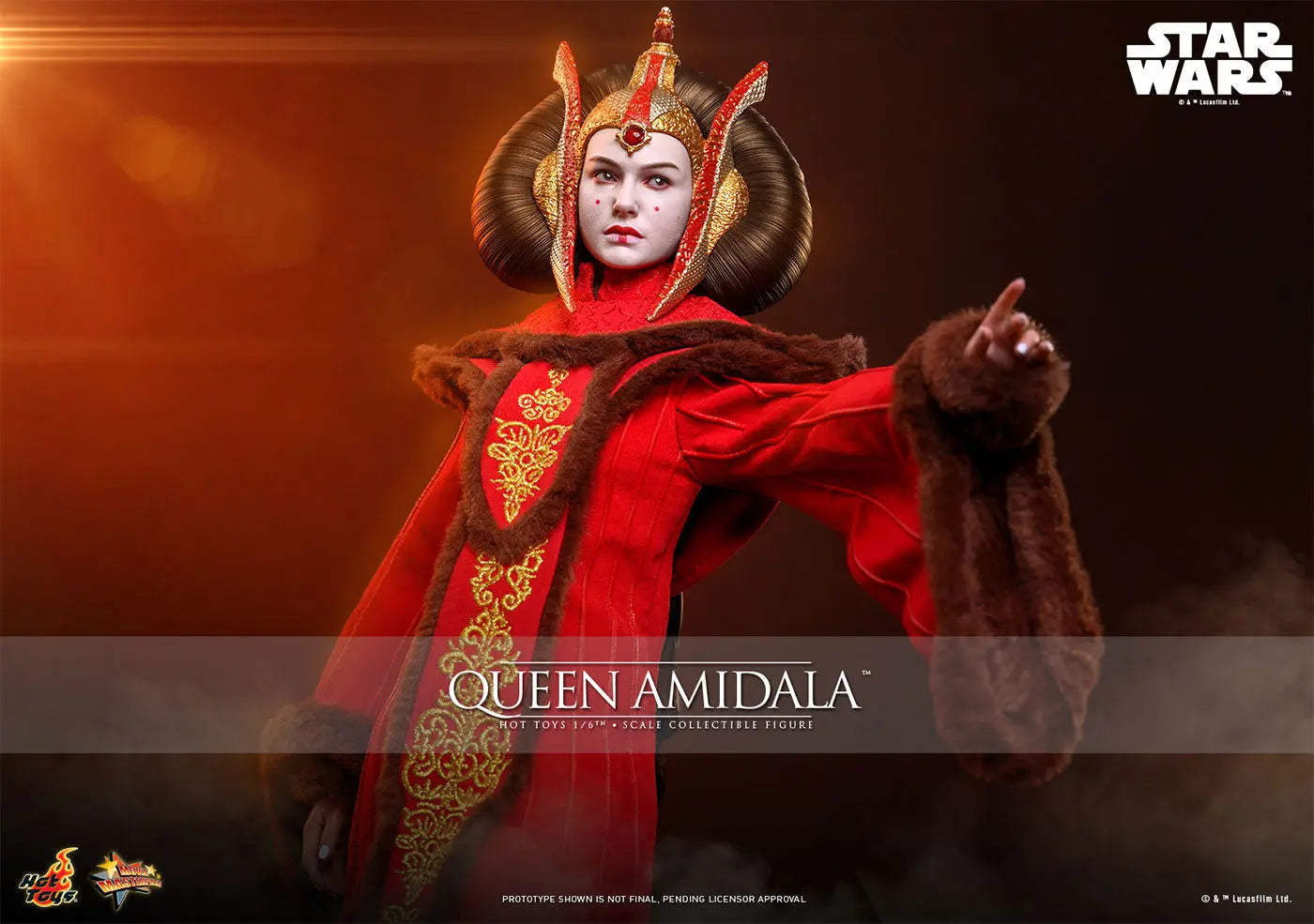 Hot Toys Star Wars: The Phantom Menace Queen Amidala MMS883 Action Figure Hot Toys