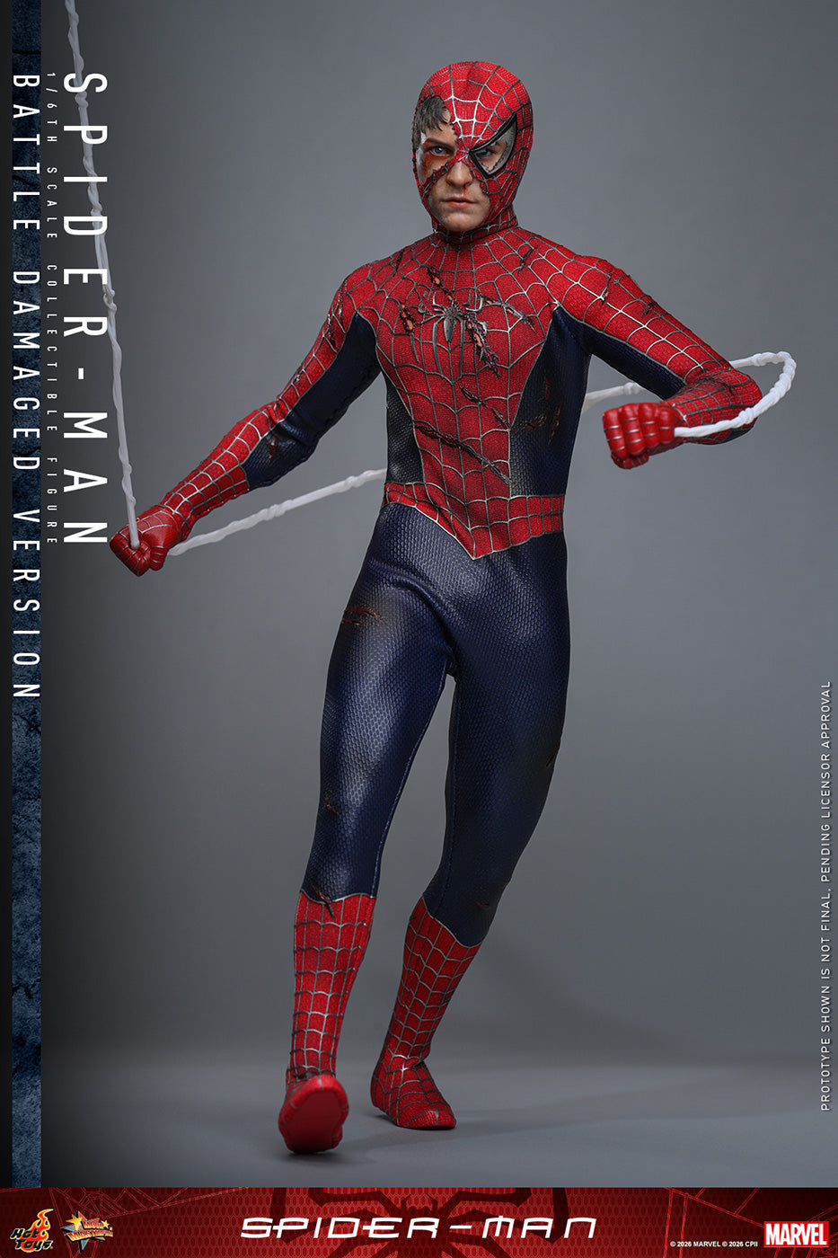 Hot Toys Spider-Man (Battle Damaged Version) MMS859 Hot Toys
