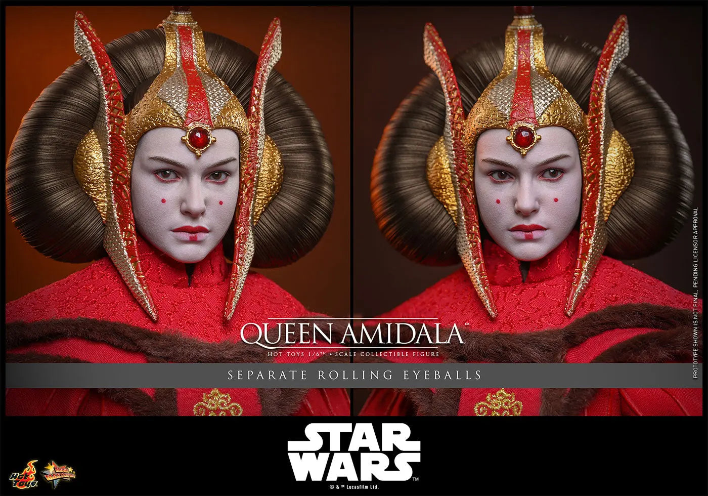 Hot Toys Star Wars: The Phantom Menace Queen Amidala MMS883 Action Figure Hot Toys