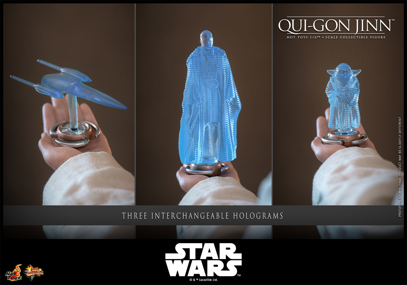 Hot Toys Star Wars: The Phantom Menace MMS880 Qui-Gon Jinn 1/6th Scale Action Figure Hot Toys