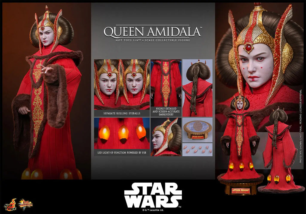 Hot Toys Star Wars: The Phantom Menace Queen Amidala MMS883 Action Figure Hot Toys