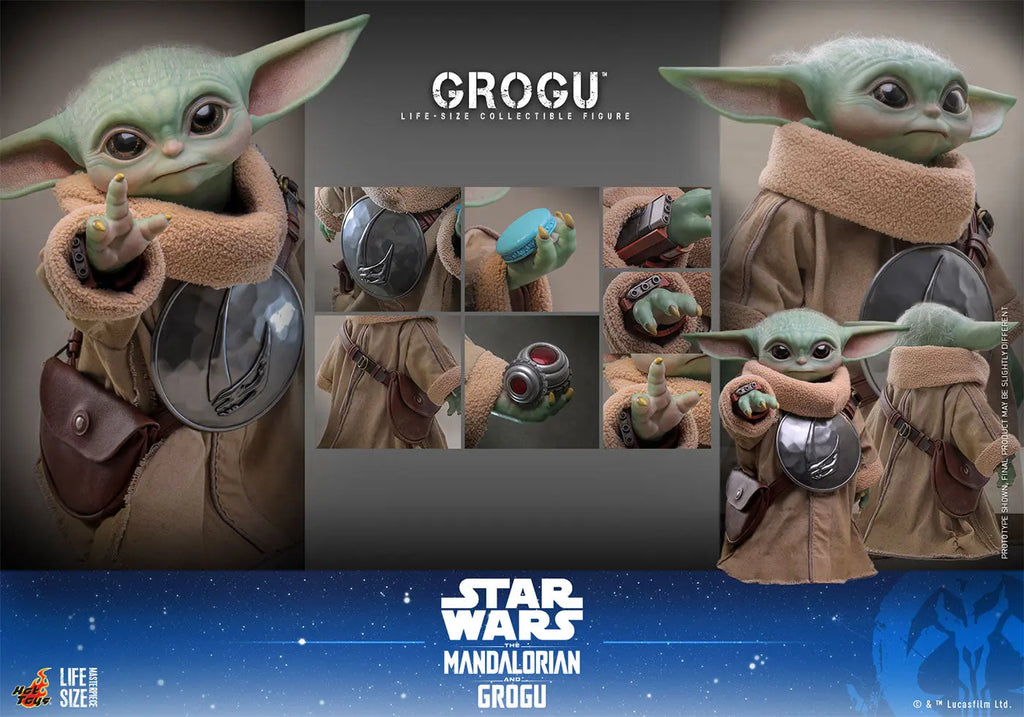 Hot Toys Star Wars: The Mandalorian And Grogu LMS016 Grogu Life-Size (1:1) Action Figure Hot Toys